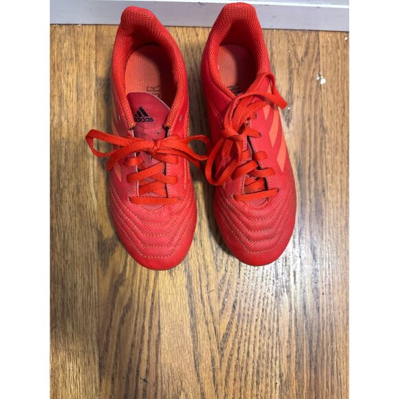 Adidas Predator Red Soccer Cleats Size 7.5 - Picture 2 of 6